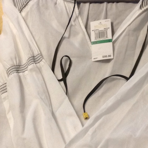 NWT Michael Kors peasant top - Picture 4 of 4